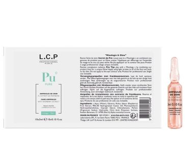 Ampoules de soin à l'extrait de framboise