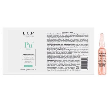 Ampoules de soin à l'extrait de framboise