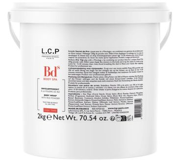 Enveloppement à la poudre de riz