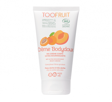 Crème hydratante corps abricot pêche Toofruit